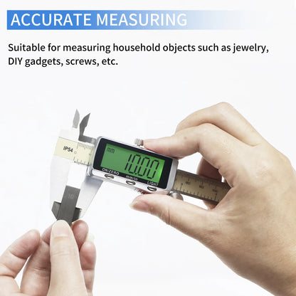 SHAHE Digital Caliper 0-6" 150mm — Electronic Vernier Caliper with Large LCD Backlight