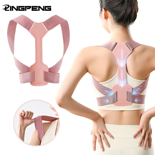 Lumbar Support Posture Corrector — Adjustable Ergonomic Back Brace