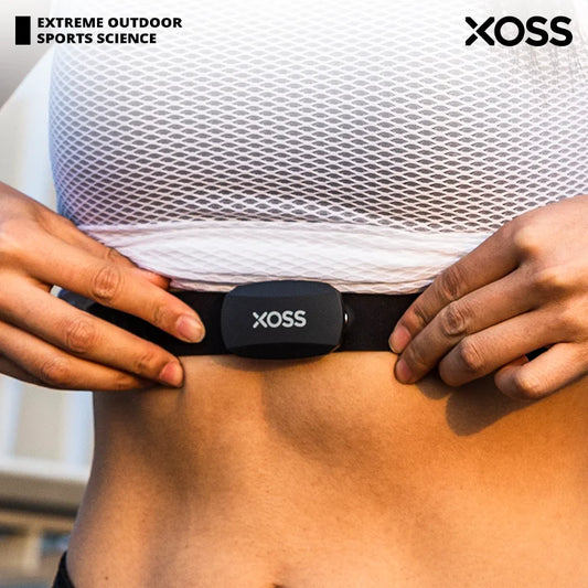 XOSS X2 Chest Strap Heart Rate Monitor — Bluetooth & ANT+ Wireless Sensor for Cycling & Running
