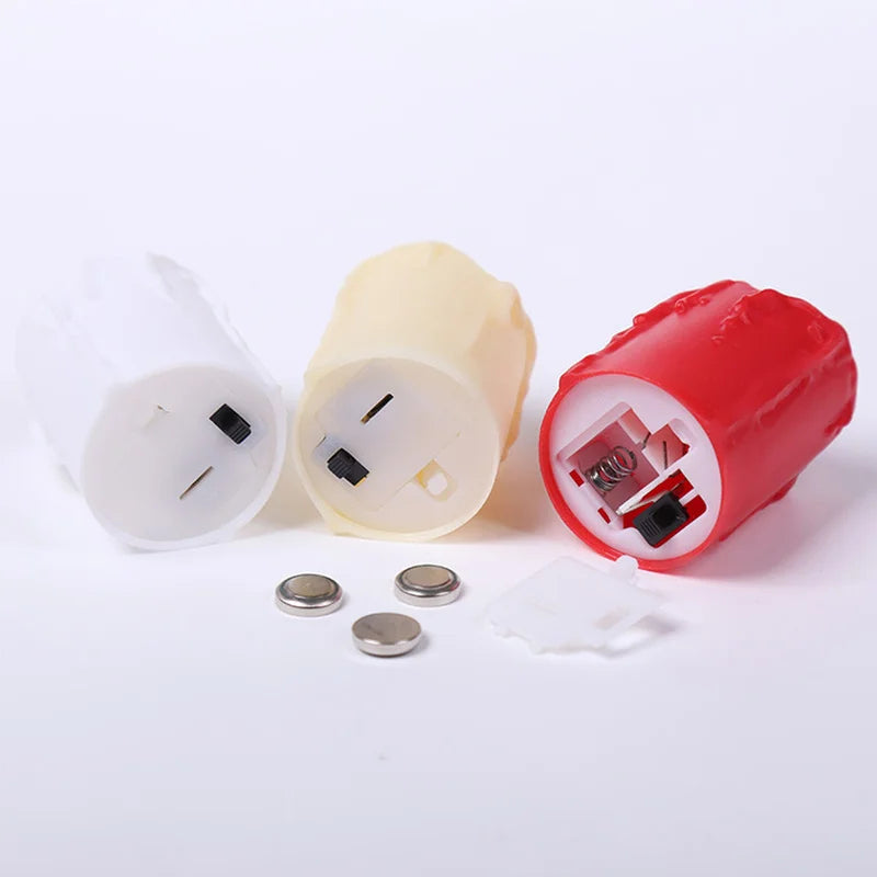 LED Flameless Simulation Candle — Battery Operated, Home & Wedding Decoration (Pack of 6/12)
