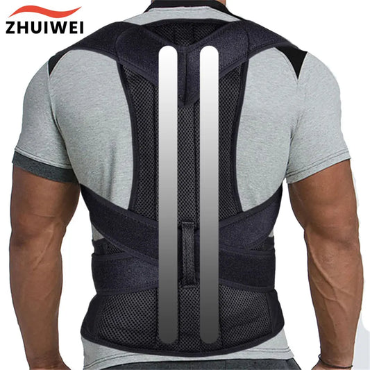 Adjustable Scoliosis Posture Corrector — Lumbar Support & Straight Back Brace