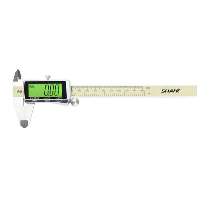 SHAHE Digital Caliper 0-6" 150mm — Electronic Vernier Caliper with Large LCD Backlight